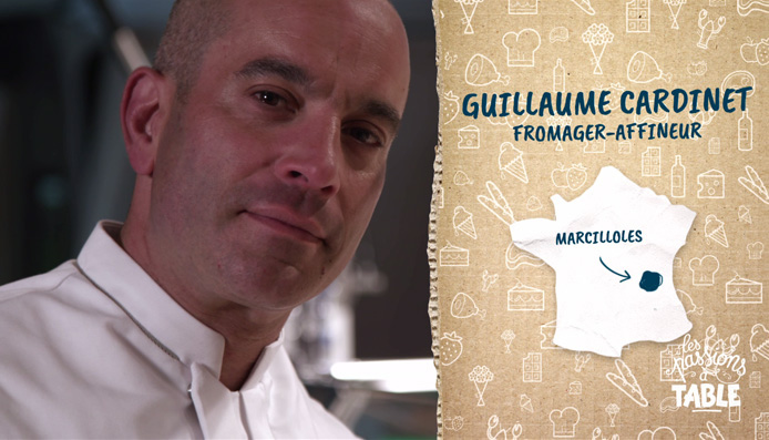 Portrait de Guillaume Cardinet, fromager affineur