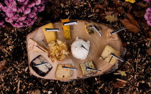 Plateau de fromage de Noël