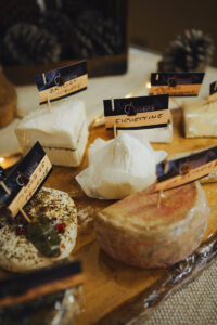 Plateau de fromage de Noël
